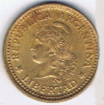 10 сентаво 1975 г. Аргентина(2) - 1475 - реверс