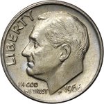 10 центов 1966 г. США(21) - 52935 - аверс