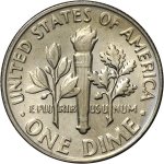 10 центов 1966 г. США(21) - 52935 - реверс