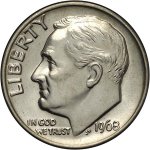 10 центов 1968 г. США(21) - 52935 - аверс
