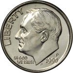 10 центов 1990 г. США(21) - 52935 - аверс