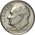 10 центов 1996 г. США(21) - 52935 - реверс