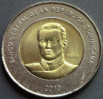 10 песо 2010 г. Доминиканская республика(7) -527 - реверс