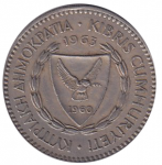 100 милей 1960 г. Кипр(11) - 4797 - реверс