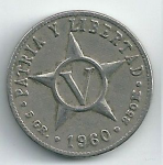 5 сентаво 1960 г. Куба(12) -5032 - аверс