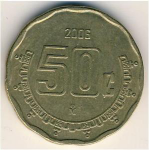 50 сентаво 2006 г. Мексика(14) - 901 - аверс