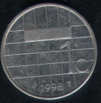 1 гульден 1998 г. Нидерланды(15) -7213 - аверс