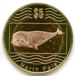 5 долларов 2012 г. Северный полюс(19) -2000 - аверс
