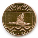 5 центов 2012 г. Северный полюс(19) -2000 - аверс
