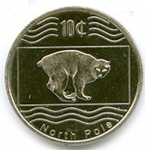10 центов 2012 г. Северный полюс(19) -2000 - аверс