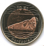 10 крон 2012 г. Северный полюс(19) -2000 - аверс
