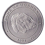 100 шиллингов 2004 г. Уганда(23) - 2532 - аверс