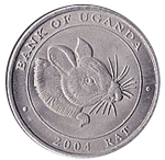 100 шиллингов 2004 г. Уганда(23) - 2532 - аверс