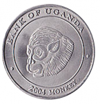 100 шиллингов 2004 г. Уганда(23) - 2532 - аверс