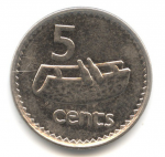 5 центов 1998 г. Фиджи(24) -522 - аверс