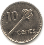 10 центов 1998 г. Фиджи(24) -522 - аверс