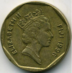1 доллар 1996 г. Фиджи(24) -522 - реверс