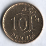 10 пенни 1980 г. Финляндия(24) -16437 - аверс