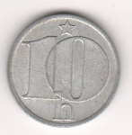 10 гелеров 1982 г. Чехия(25) - 5695 - аверс