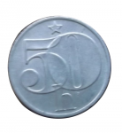 50 гелеров 1985 г. Чехия(25) - 5695 - аверс