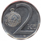 2 кроны 1998 г. Чехия(25) - 5695 - аверс