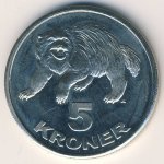 5 крон 2010 г. Гренландия(6) - 556 - аверс