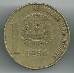 1 песо 1992 г. Доминиканская республика(7) -527 - аверс
