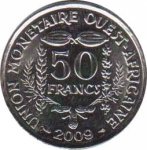 50 франков 2009 г. Западно-Африканские Штаты(8) -348 - аверс
