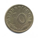 10 пфеннигов 1938 г. Германия(6) - 21339 - аверс