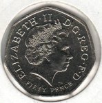 50 пенсов 2014 г. Великобритания(5) -111711 - реверс
