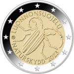 2евро 2023 г. Финляндия(24) -16437 - аверс
