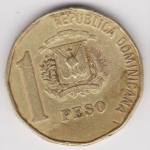1 песо 1993 г. Доминиканская республика(7) -527 - аверс