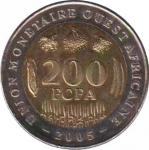 200 франков 2005 г. Западно-Африканские Штаты(8) -348 - аверс