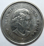 25 центов 2003 г. Канада(11) -6784 - реверс
