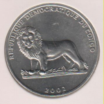 50 сантимов 2002 г. ДР  Конго (8) - 10694 - реверс