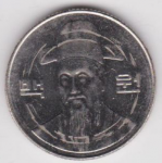 100 вон 2008 г. Корея Южная(12) -1084 - реверс