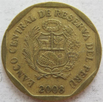 20 сентимо 2008 г. Перу(17) -1462 - реверс