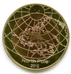 5 долларов 2012 г. Северный полюс(19) -2000 - реверс