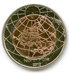 2 доллара 2012 г. Северный полюс(19) -2000 - реверс