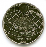 10 центов 2012 г. Северный полюс(19) -2000 - реверс