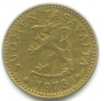 10 пенни 1973 г. Финляндия(24) -16437 - реверс