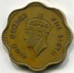 10 центов 1951 г. Шри-Ланка(26) - 1673 - реверс