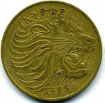 5 центов 1969 г. Эфиопия(26) -252 - реверс