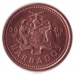 1 цент 2005 г. Барбадос(2) -117 - реверс