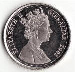 10 пенсов 2008 г. Гибралтар(6) - 3582 - реверс