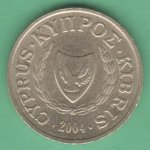 1 цент 2004 г. Кипр(11) - 4797 - реверс