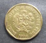 5 сентимо 1992 г. Перу(17) -1462 - реверс