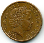2 пенса 2000 г. Гибралтар(6) - 3582 - реверс