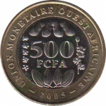 500 франков 2005 г. Западно-Африканские Штаты(8) -348 - аверс
