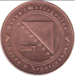 50 фенингов 2007 г. Босния и Герцеговина(3) - 371 - реверс